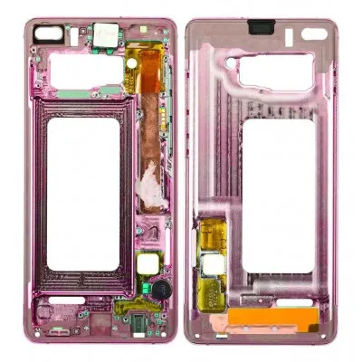LCD Frame Middle Chassis for Samsung Galaxy S10 - White by Sparestream