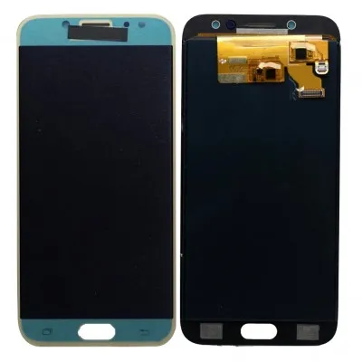 LCD with Touch Screen for Samsung Galaxy J7 2017 - White (display glass combo folder) by Sparestream