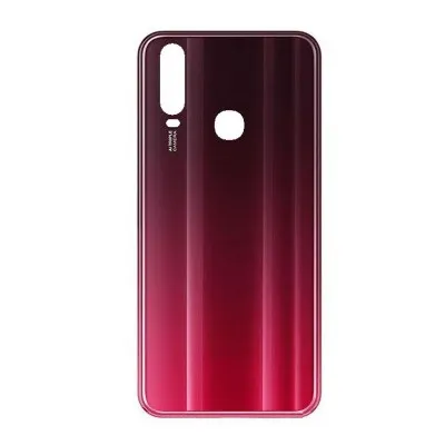 Back Panel Cover for Vivo Y15 2019 - Red by Sparestream