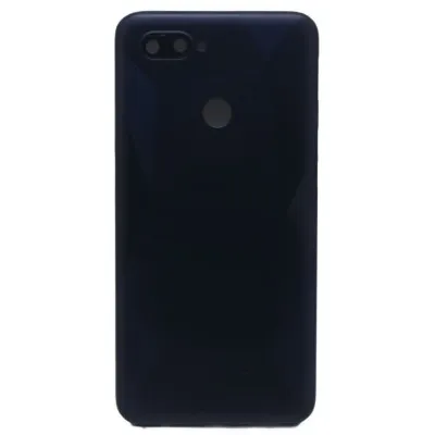Back Panel Cover for Oppo A12 - Black By Sparestream