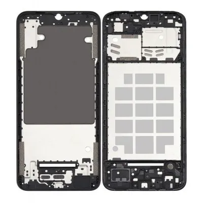 LCD Frame Middle Chassis for Samsung Galaxy A03 Core - Black by Sparestream
