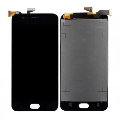 LCD with Touch Screen for Oppo A57 - Black (display glass combo folder) By Sparestream