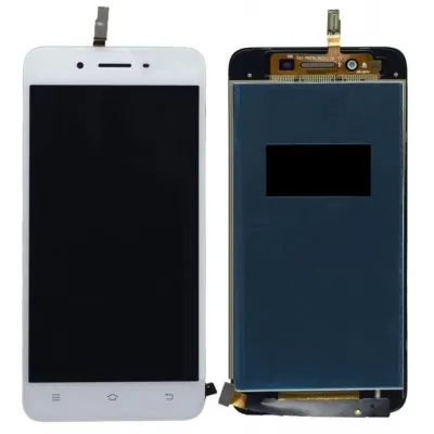LCD with Touch Screen for Vivo Y53 - White (display glass combo folder) by Sparestream