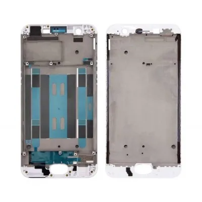 LCD Frame Middle Chassis for Oppo A57 - White By Sparestream
