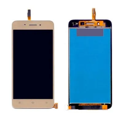 LCD with Touch Screen for Vivo Y53 - Gold (display glass combo folder)