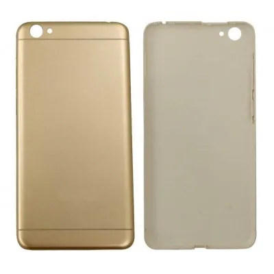 Back Panel Cover for Vivo Y53 - Gold by Sparestream