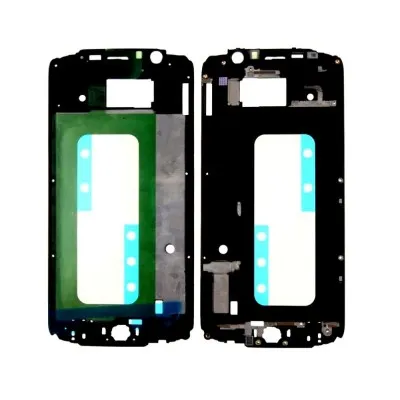 LCD Frame Middle Chassis for Samsung Galaxy S6 - Black by Sparestream