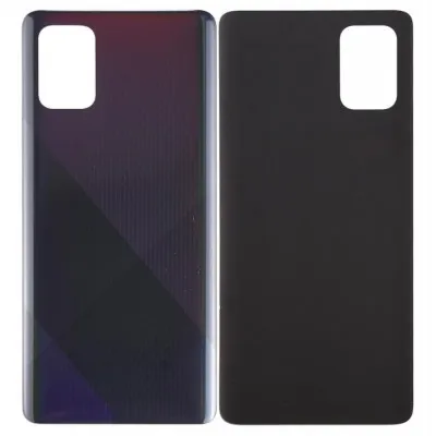 Back Panel Cover for Samsung Galaxy A71 - Black by Sparestream