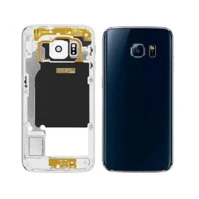 Full Body Housing for Samsung Galaxy S6 Edge - Black by Sparestream