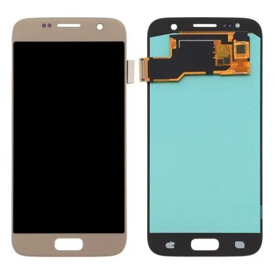 LCD with Touch Screen for Samsung Galaxy S7 - Silver (display glass combo folder) by Sparestream