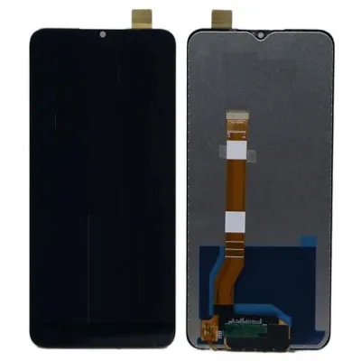 LCD with Touch Screen for Oppo A17 - Black (display glass combo folder) By Sparestream