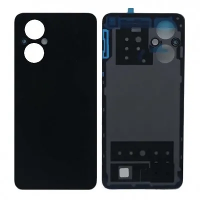 Back Panel Cover for Oppo F21 Pro 5G - Black by Sparestream