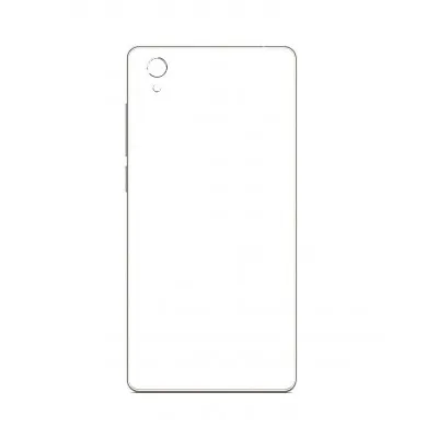 Back Panel Cover for Vivo Y51-Y51L - White by Sparestream
