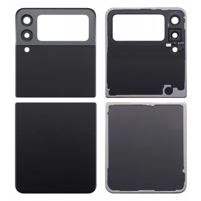 Back Panel Cover for Samsung Galaxy Z Flip4 5G - Black by Sparestream