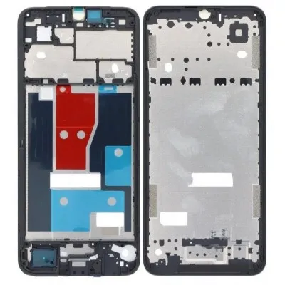 LCD Frame Middle Chassis for Realme Narzo 50i Prime - Black by Sparestream
