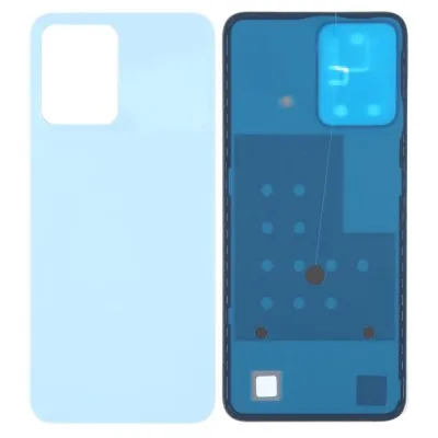 Back Panel Cover for Realme Narzo 50A Prime - Black by Sparestream