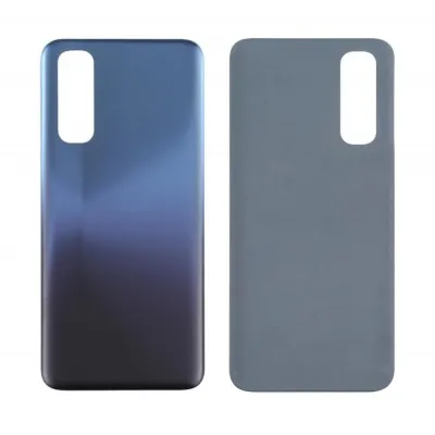 Back Panel Cover for Realme 7 - Black by Sparestream