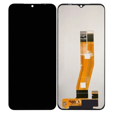 LCD with Touch Screen for Samsung Galaxy A14 - Silver (display glass combo folder) by Sparestream
