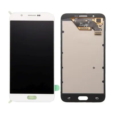 LCD with Touch Screen for Samsung Galaxy A8 - White (display glass combo folder) by Sparestream