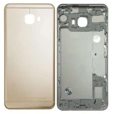 Back Panel Cover for Samsung Galaxy C7 - Gold by Sparestream