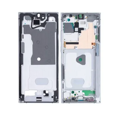 LCD Frame Middle Chassis for Samsung Galaxy Note 20 Ultra 5G - White by Sparestream
