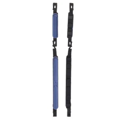 Volume Side Button Outer for Xiaomi Pocophone F1 Blue - Plastic Key by Sparestream