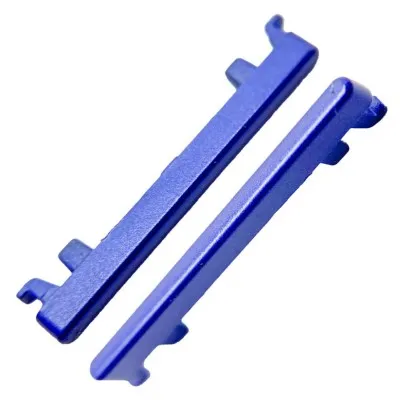 Volume Side Button Outer for Xiaomi Redmi Note 7 Pro Blue - Plastic Key by Sparestream