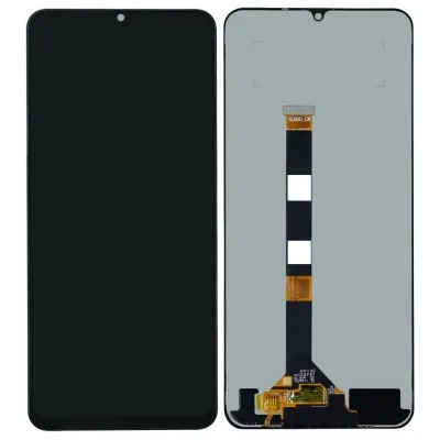 LCD with Touch Screen for Realme C51 - White (display glass combo folder) by Sparestream