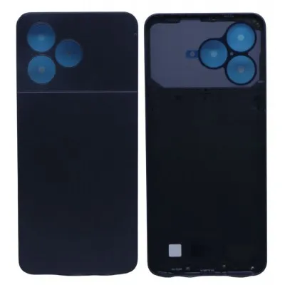 Back Panel Cover for Realme C51 - Black by Sparestream