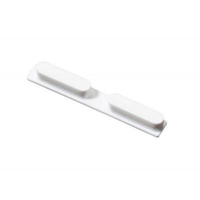 Volume Side Button Outer for Realme X2 White - Plastic Key by Sparestream