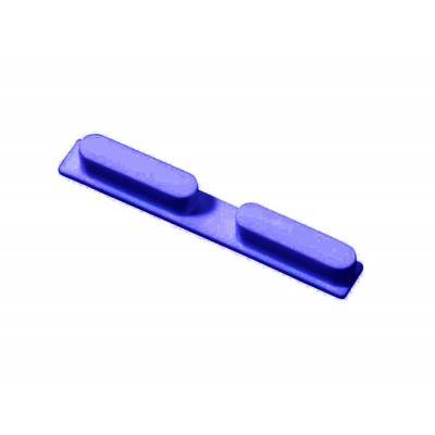 Volume Side Button Outer for Realme X2 Blue - Plastic Key by Sparestream
