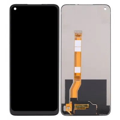 LCD with Touch Screen for Realme 9i - White (display glass combo folder) by Sparestream