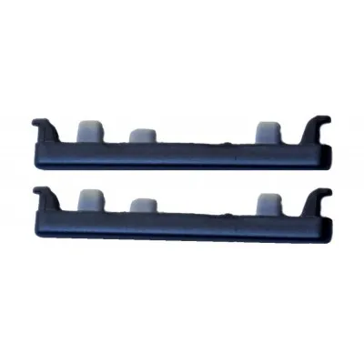 Volume Side Button Outer for Xiaomi Redmi Note 9 Pro Black - Plastic Key by Sparestream