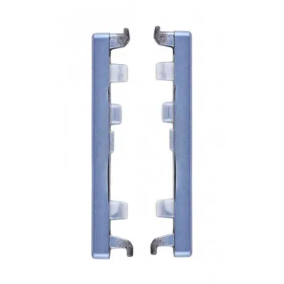 Volume Side Button Outer for Xiaomi Redmi Note 9 Black - Plastic Key by Sparestream