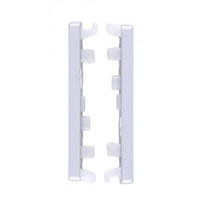 Volume Side Button Outer for Xiaomi Redmi Note 9 White - Plastic Key by Sparestream