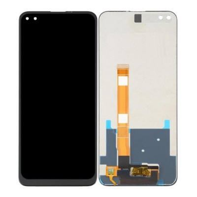 LCD with Touch Screen for Realme X50 5G - Black (display glass combo folder) by Sparestream
