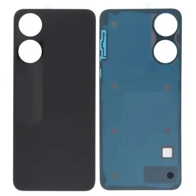 Back Panel Cover for Oppo A58 - Black By Sparestream