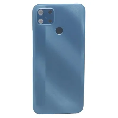 Back Panel Cover for Realme C25s - Black by Sparestream