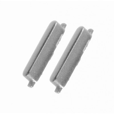 Volume Side Button Outer for Realme X50m 5G White - Plastic Key by Sparestream