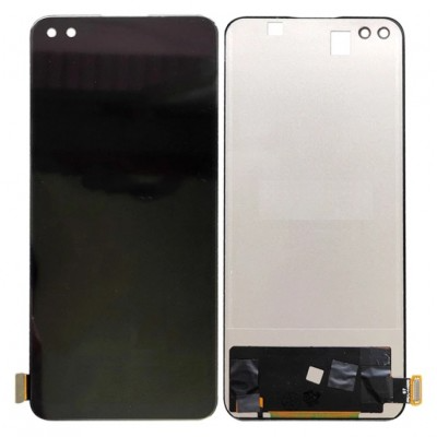 LCD with Touch Screen for Realme X50 Pro Player Edition - Silver (display glass combo folder) by Sparestream