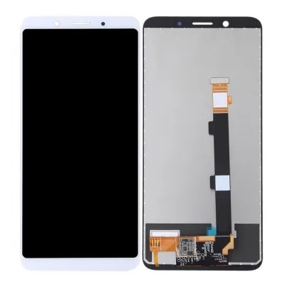 LCD with Touch Screen for Oppo F5 - White (display glass combo folder) by Sparestream