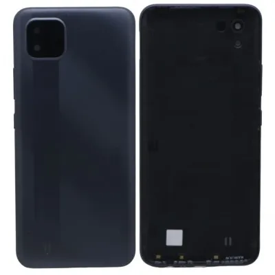 Back Panel Cover for Realme C20 - Black by Sparestream