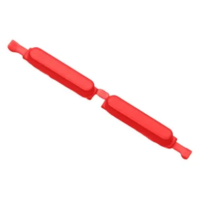 Volume Side Button Outer for Oppo F5 Red - Plastic Key by Sparestream