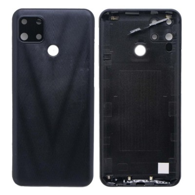 Back Panel Cover for Realme Narzo 20 - Black by Sparestream