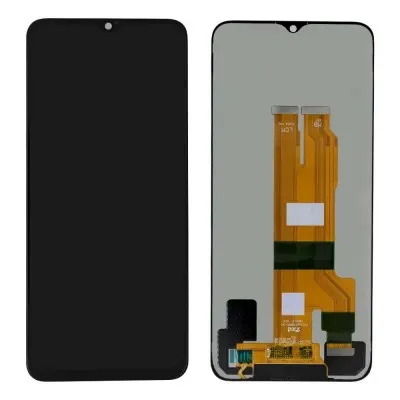 LCD with Touch Screen for Realme Narzo N63 - Black (display glass combo folder) by Sparestream