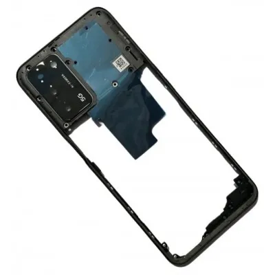 Middle Frame Ring Only for Oppo A55 5G Black By Sparestream