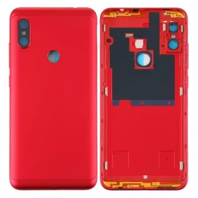 Back Panel Cover for Xiaomi Redmi Note 6 Pro - Red by Sparestream