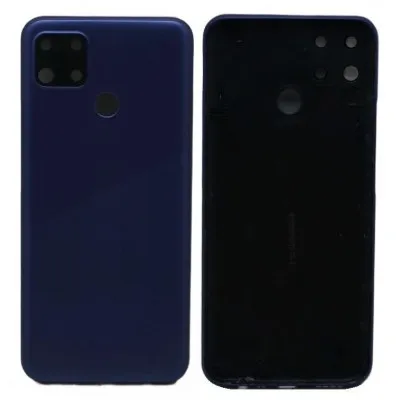 Back Panel Cover for Realme C12 - Blue by Sparestream