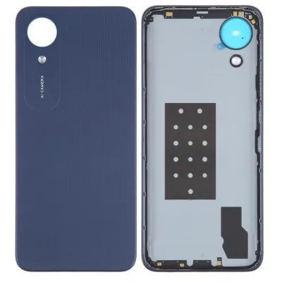Back Panel Cover for Oppo A17K - Black by Sparestream