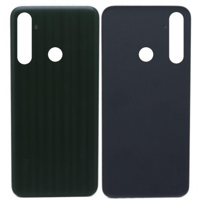 Back Panel Cover for Realme Narzo 10 - Black by Sparestream